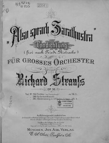 Also sprach Zarathustra