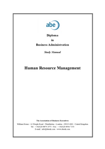 Human Resource Managment