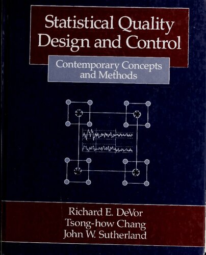 Statistical Quality Design and Control: Contemporary Concepts and Methods