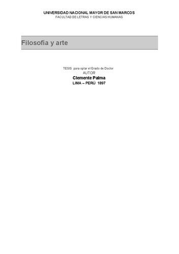 Filosofía y arte