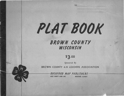 Plat book, Brown County, Wisconsin