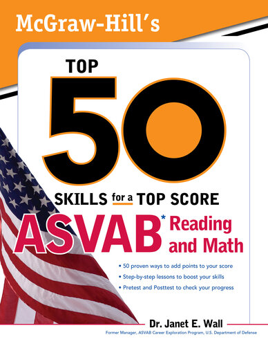 McGraw-Hill's Top 50 Skills For A Top Score: ASVAB Reading and Math with CD-ROM