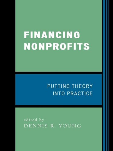 Financing Nonprofits: Putting Theory into Practice