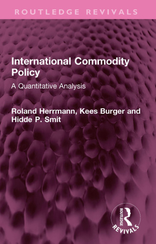 International Commodity Policy: A Quantitative Analysis