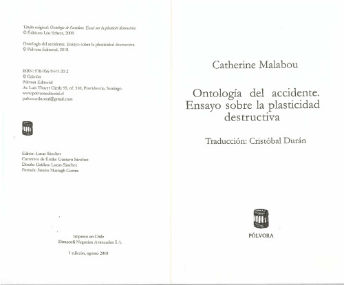 ONTOLOGÍA DEL ACCIDENTE