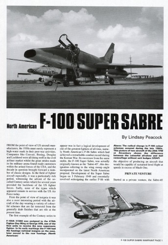 North American F-100 Super Sabre