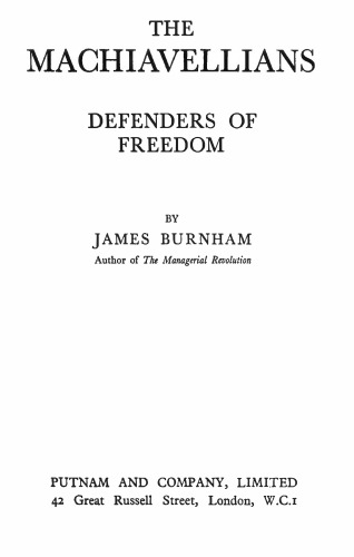 Machiavellians - Defenders of Freedom