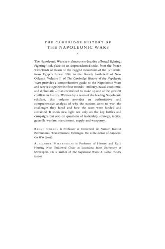 The Cambridge History of the Napoleonic Wars: Volume 2, Fighting the Napoleonic Wars