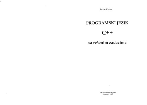 Programski jezik C++