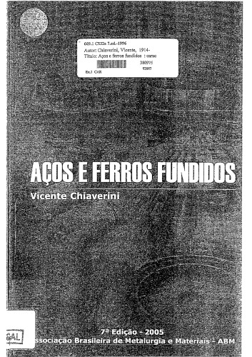Aços e Ferros Fundidos