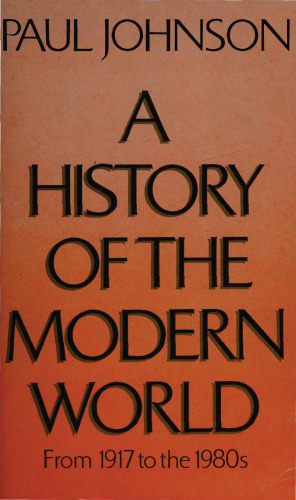 History of Modern World From 1917 to 1980s