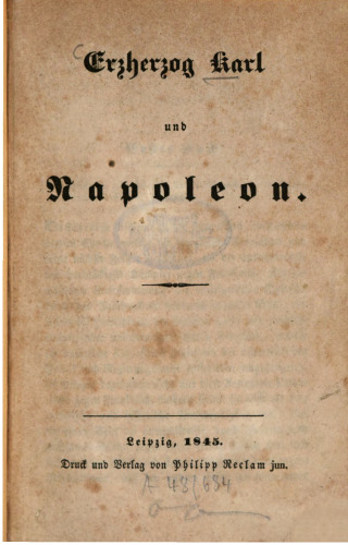 Erzherzog Karl und Napoleon