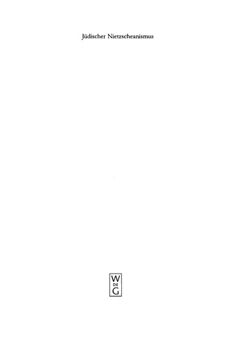 Jüdischer Nietzscheanismus