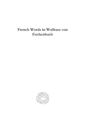French Words in Wolfram Von Eschenbach