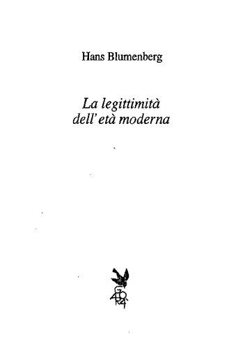 La legittimità dell'età moderna