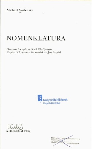 Nomenklatura