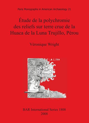 Étude de la polychromie des reliefs sur terre crue de la Huaca de la Luna Trujillo, Pérou