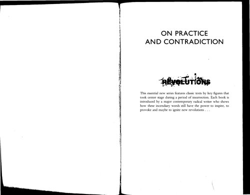 ON PRACTICE AND CONTRADICTION