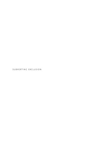 Subverting Exclusion: Transpacific Encounters with Race, Caste, and Borders, 1885-1928