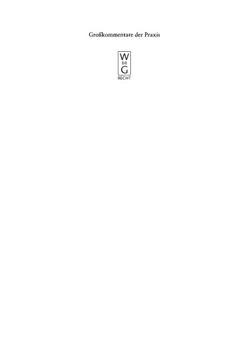 VVG: Band 1 Einführung; §§ 1-32 VVG