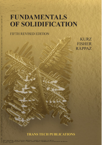 Fundamentals of Solidification