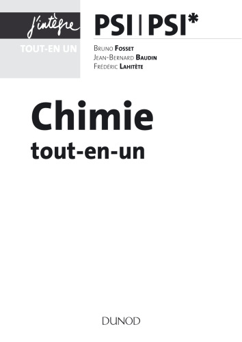 Chimie tout-en-un PSI PSI*