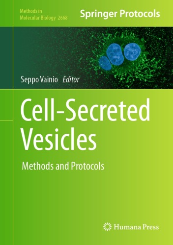 Cell-Secreted Vesicles: Methods and Protocols
