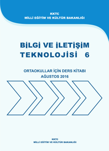 Bilgi ve İletişim Teknolojisi 6. Ortaokullar için ders kitabı