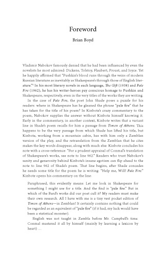 Nabokov’s Shakespeare