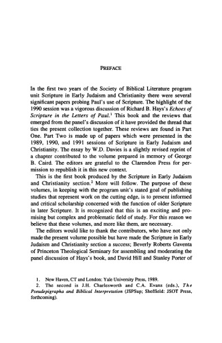 Paul and the Scriptures of Israel