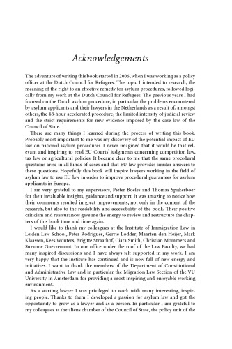 EU Asylum Procedures and the Right to an Effective Remedy