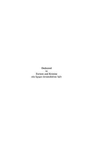 A Critical and Exegetical Commentary on the Gospel According to Saint Matthew Volume I: Introduction and Commentary on Matthew I-VII