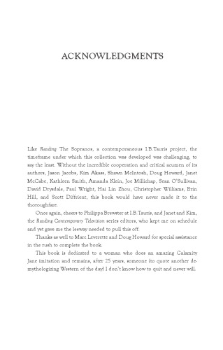 Reading Deadwood: A Western to Swear By
