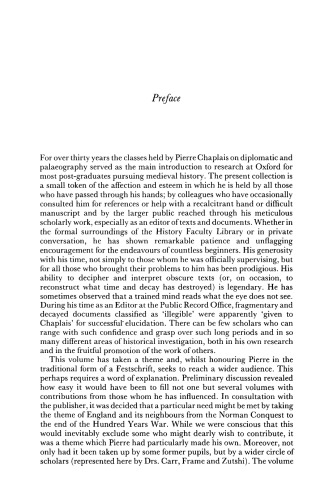 England and her Neighbours, 1066-1453: Essays in Honour of Pierre Chaplais