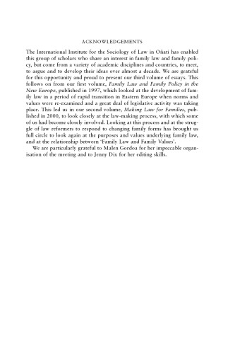 Family Law and Family Values