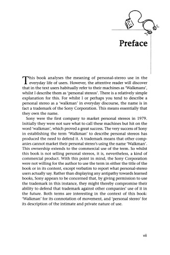 Sounding Out the City: Personal Stereos and the Management of Everyday Life