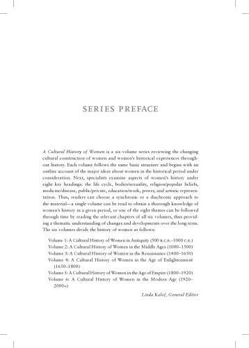 A Cultural History of Women in the Age of Empire