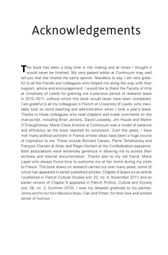Between Republic and Market: Globalization and Identity in Contemporary France