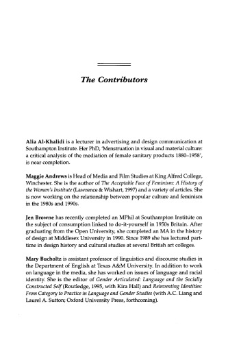 All the World and Her Husband: Women in the 20th Century Consumer Culture