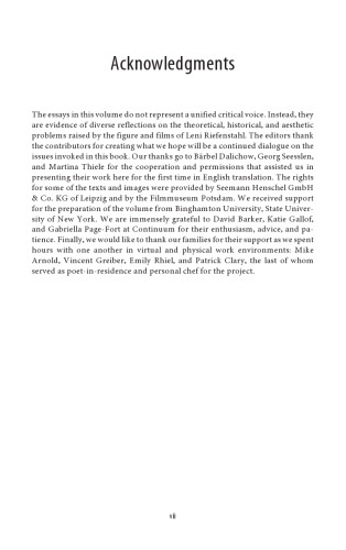 Riefenstahl Screened: An Anthology of New Criticism