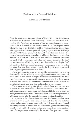 Arab–Iranian Relations