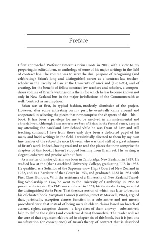 Contract as Assumption: Essays on a Theme