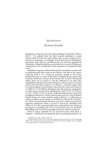 Simplicius: On Aristotle On Physics 7