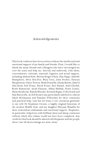 The Palestine Nakba: Decolonising History, Narrating the Subaltern, Reclaiming Memory