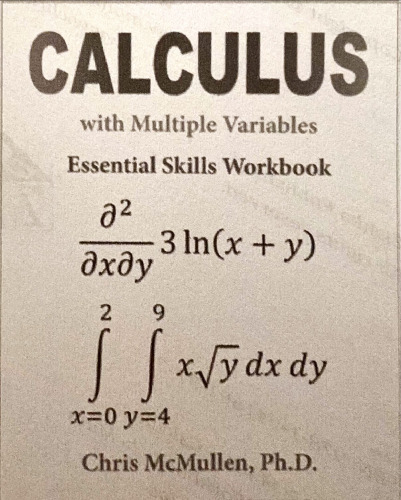 Calculus with Multiple Variables Essential Skills Workbook: Includes Vector Calculus and Full Solutions