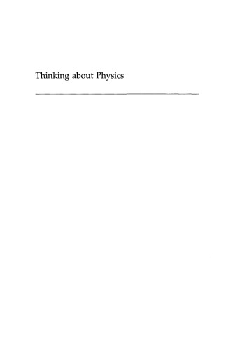 Thinking about Physics