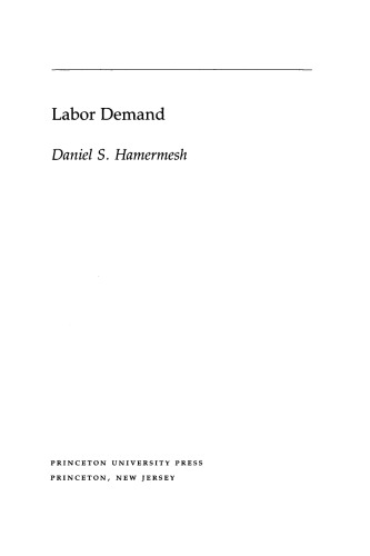 Labor Demand