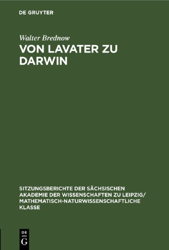 Von Lavater zu Darwin