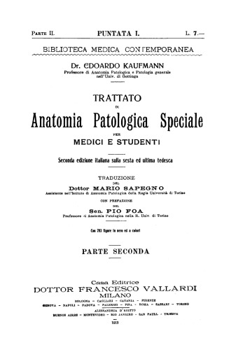 Trattato di anatomia patologica speciale: Vol. 2, 1