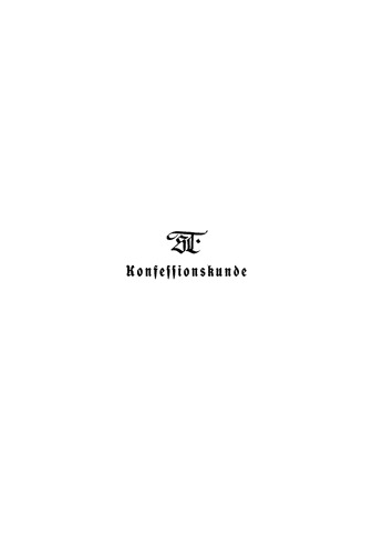Konfessionskunde